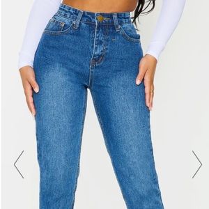 Petite Midwash Mom Jeans PLT